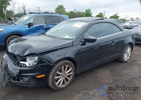 2014 Volkswagen Eos Komfort из США, поврежденный, VIN WVWBW8AH2EV003356